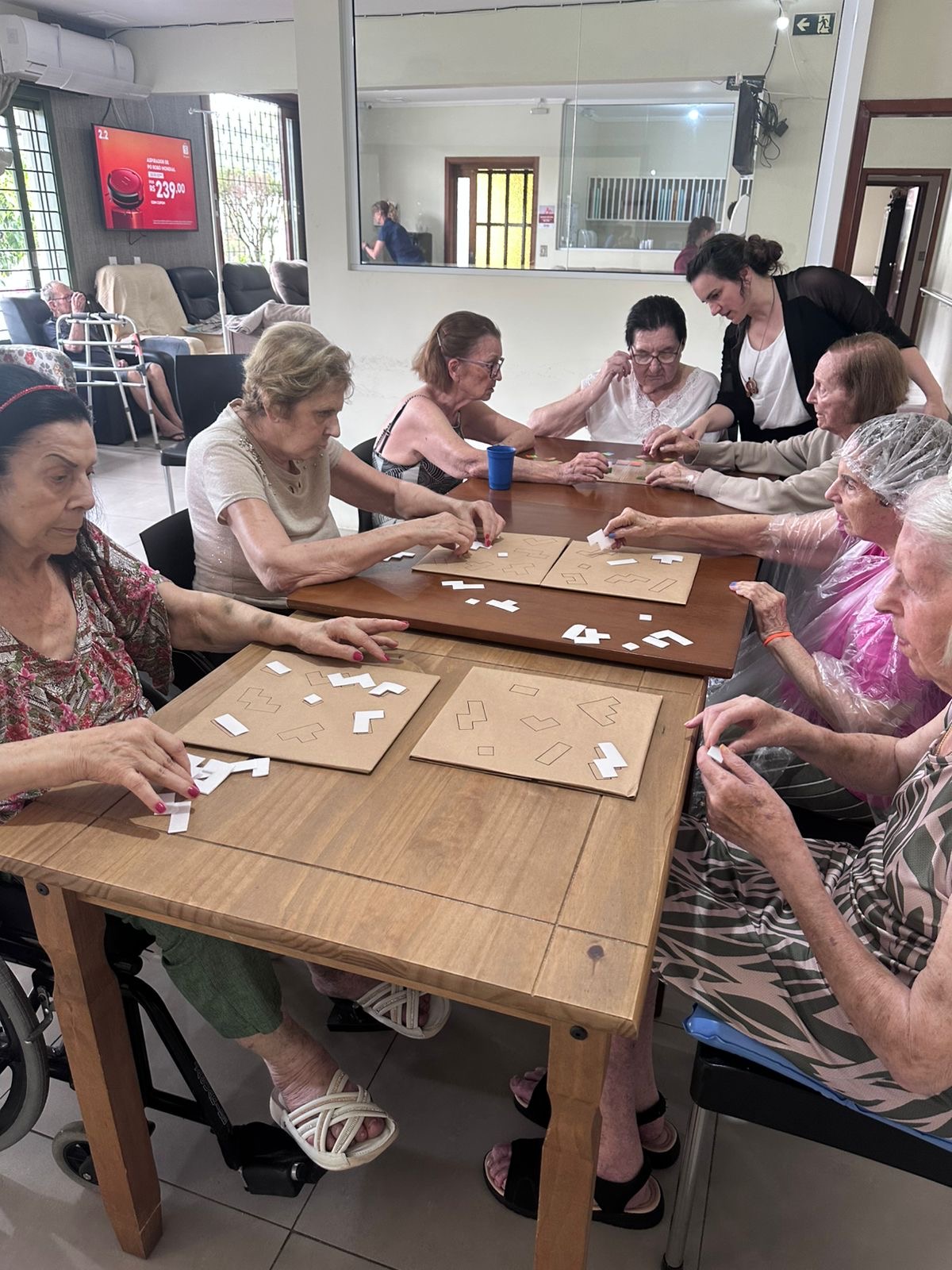 Arteterapia na Aconchego Geriatria em Estância Velha/RS